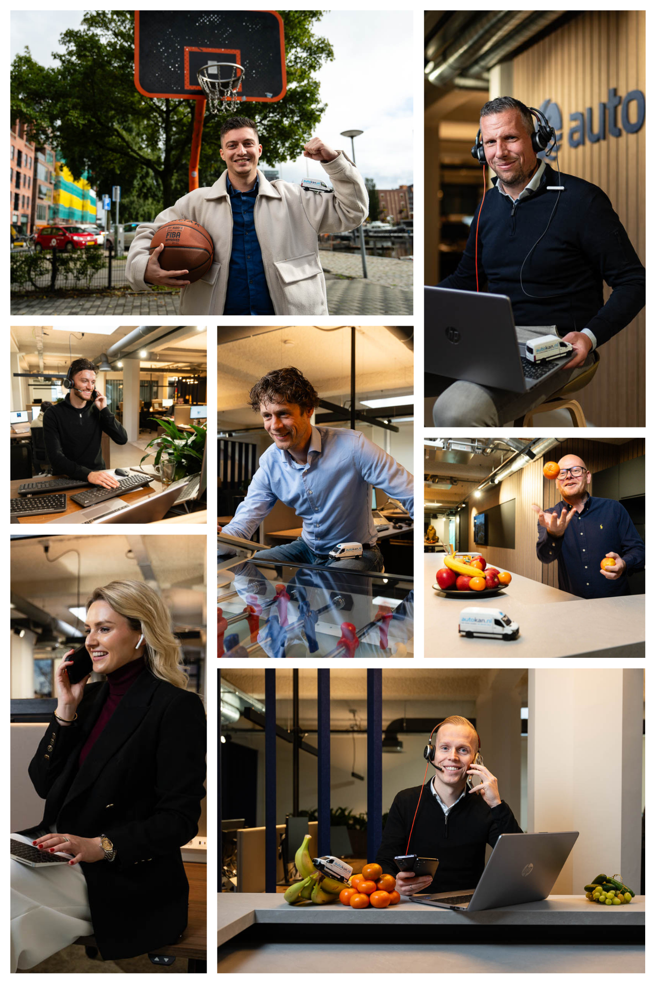 Fotocollage team Autokan